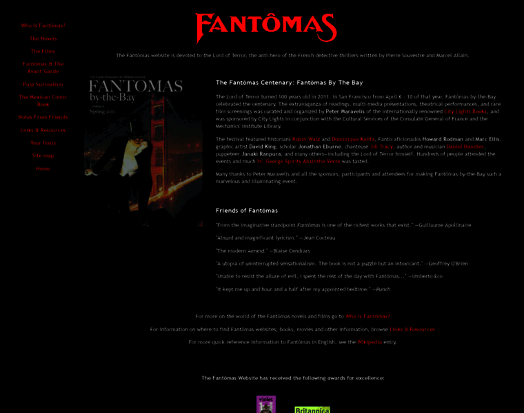 Fantomas-lives.com thumbnail
