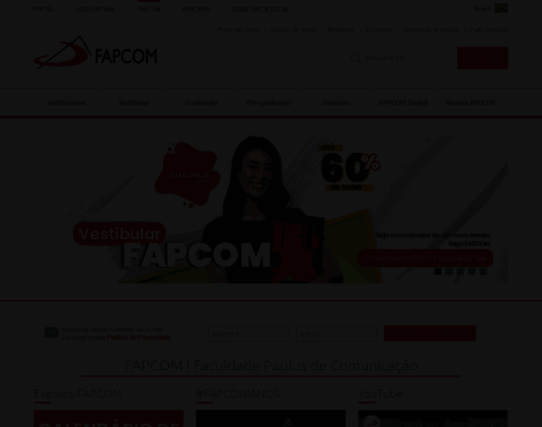 Fapcom.edu.br thumbnail