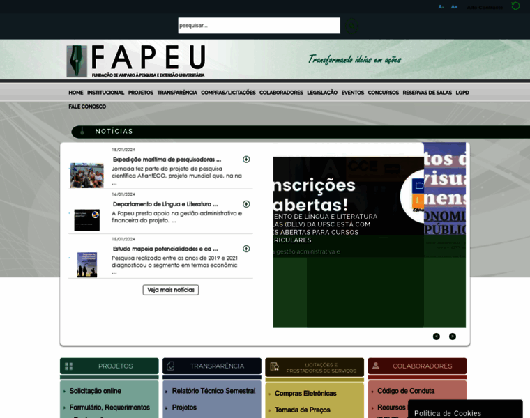 Fapeu.com.br thumbnail