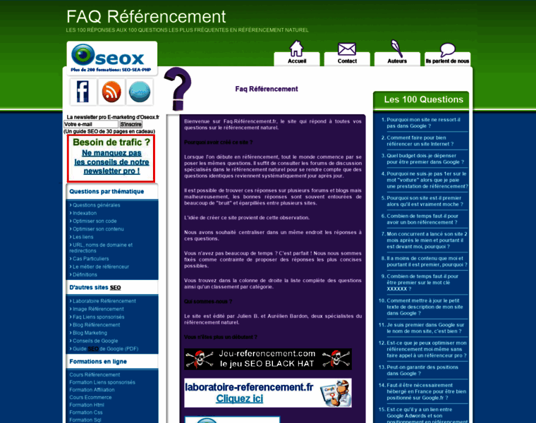 Faq-referencement.fr thumbnail