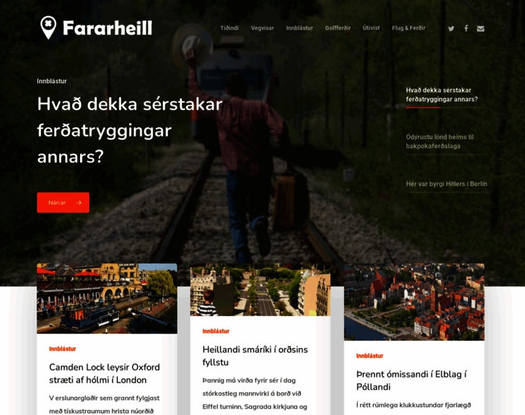 Fararheill.is thumbnail