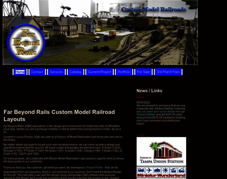 Farbeyondrails.net thumbnail