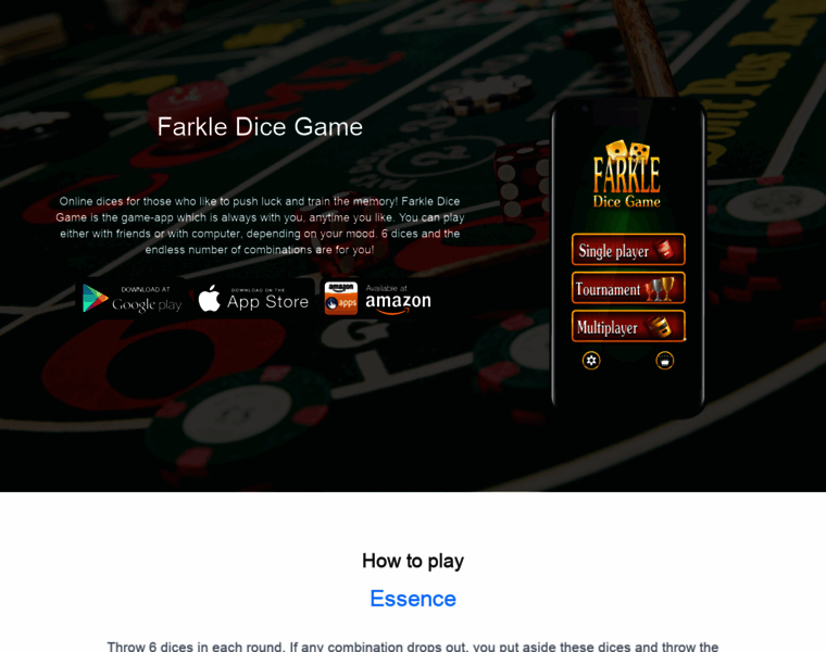 Farkle-game.com thumbnail