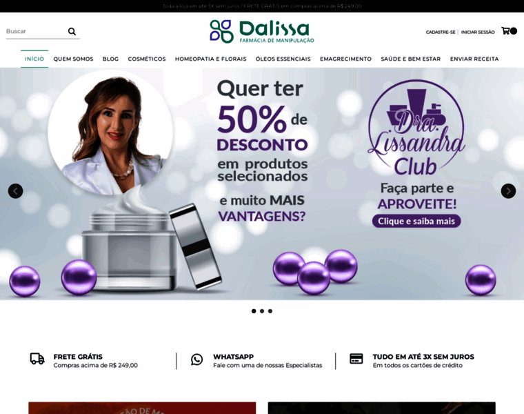 Farmaciadalissa.com.br thumbnail