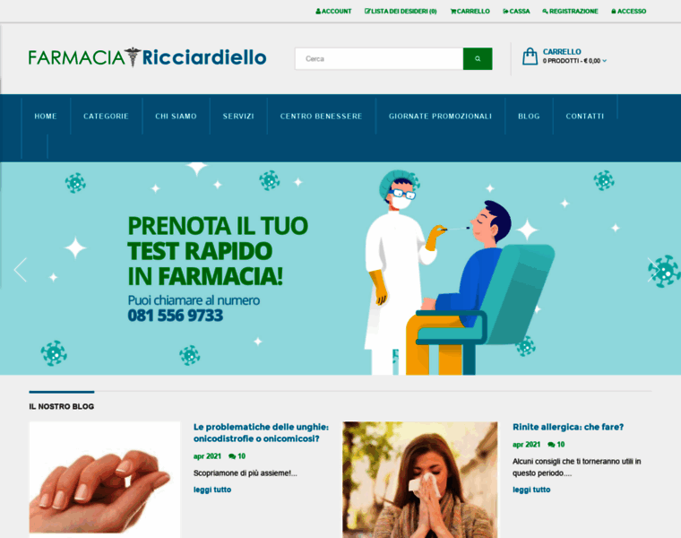 Farmaciaricciardiello.com thumbnail