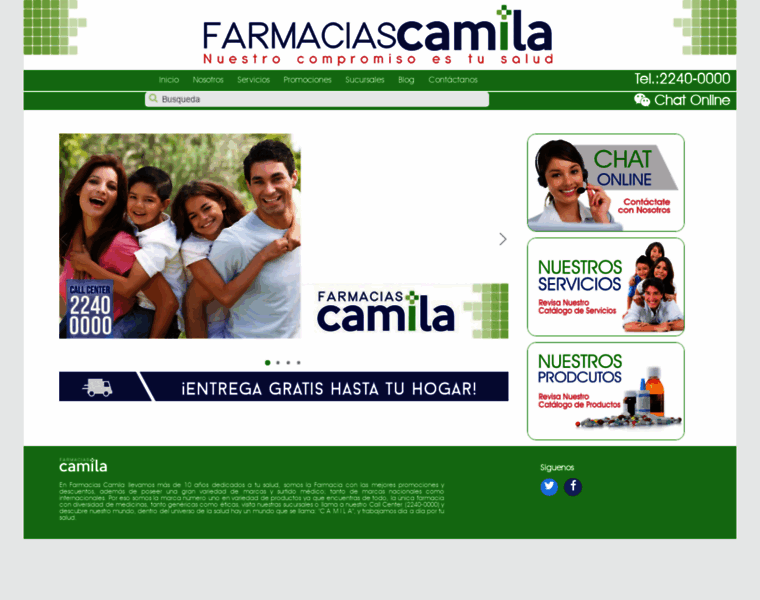 Farmaciascamila.com thumbnail