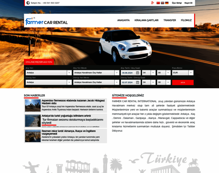 Farmercarrental.com thumbnail