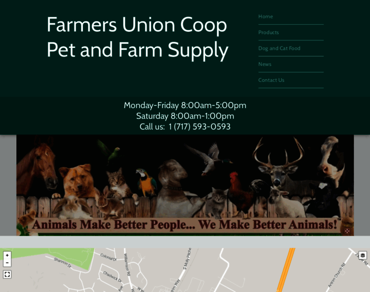 Farmers-union-pet-supply.com thumbnail