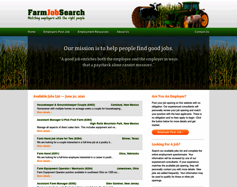 Farmjobsearch.com thumbnail