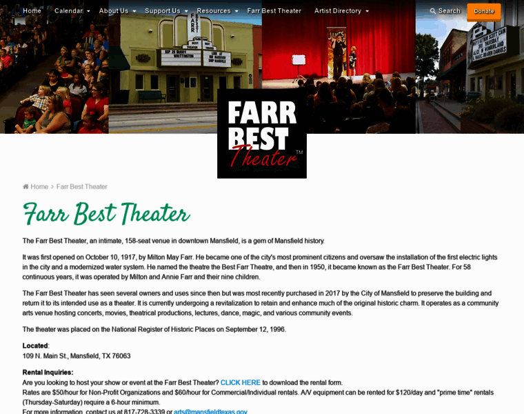 Farrbesttheater.com thumbnail