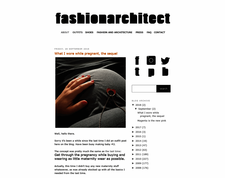 Fashionarchitect.net thumbnail