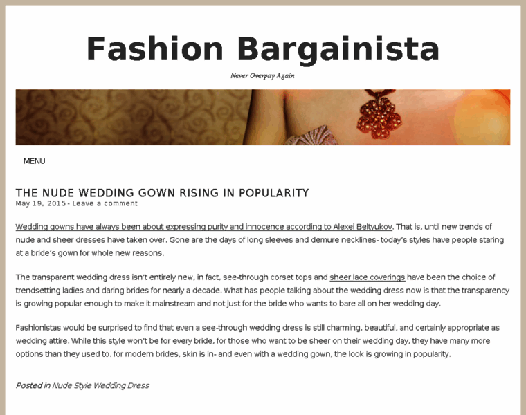 Fashionbargainista.com thumbnail