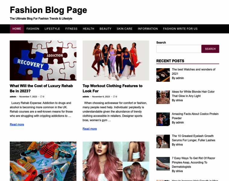 Fashionblogpage.com thumbnail