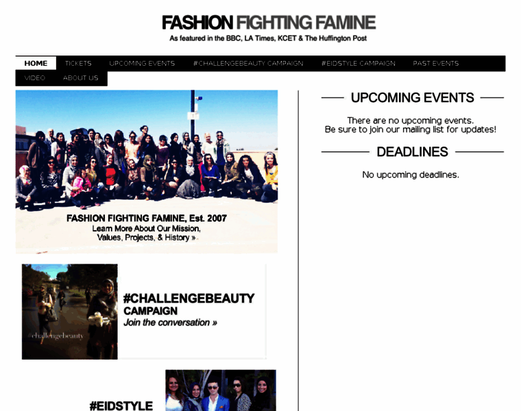 Fashionfightingfamine.com thumbnail