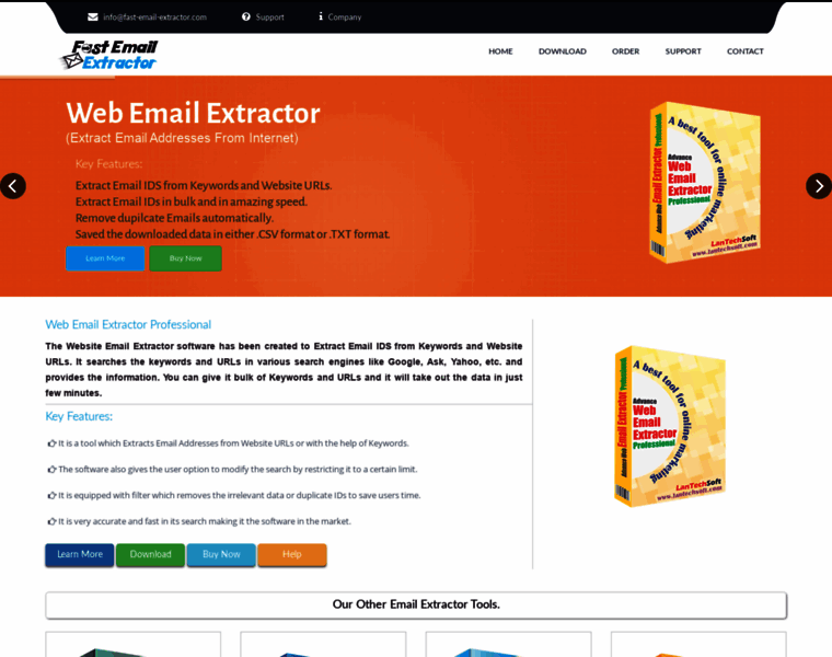 Fast-email-extractor.com thumbnail