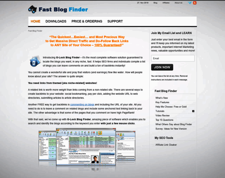 Fastblogfinder.com thumbnail