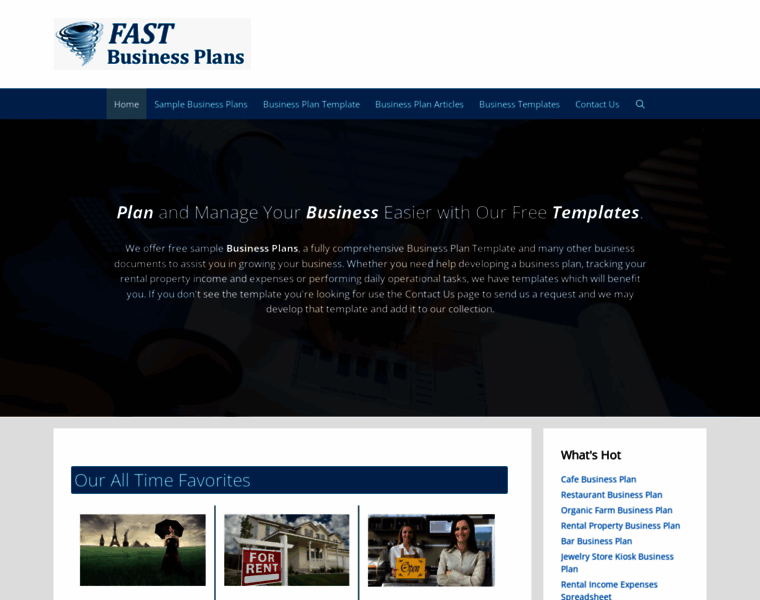 Fastbusinessplans.com thumbnail