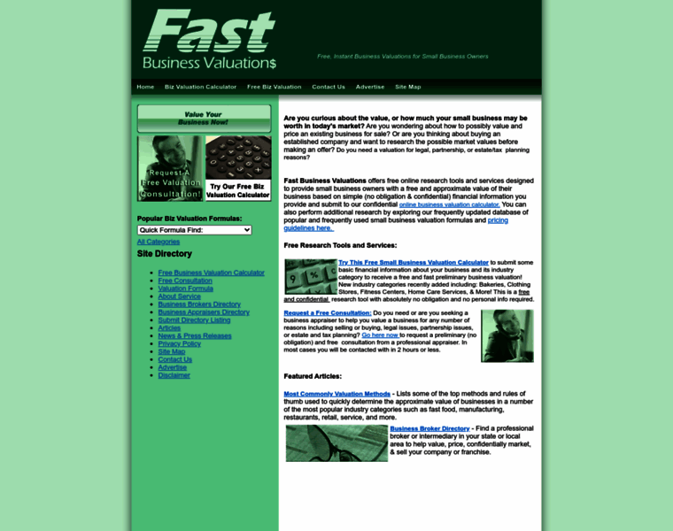 Fastbusinessvaluations.com thumbnail