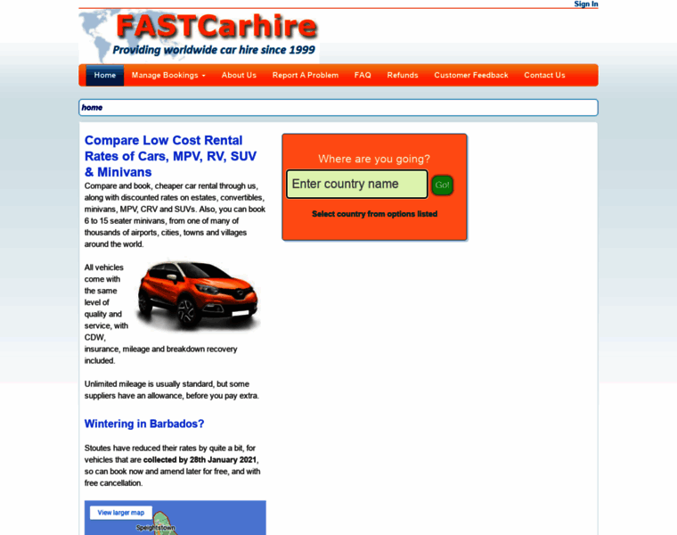Fastcarhire.co.uk thumbnail
