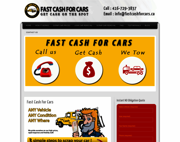 Fastcashforcars.ca thumbnail