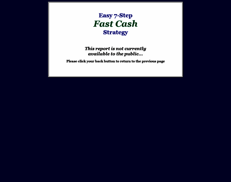 Fastcashstrategy.com thumbnail
