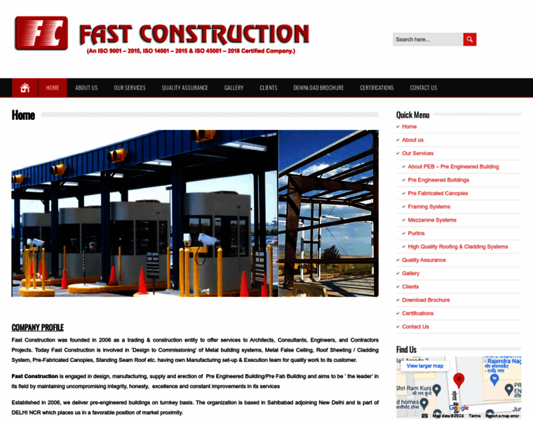 fastconstruction.in at WI. Best PEB Company - Pre Engineered Building ...