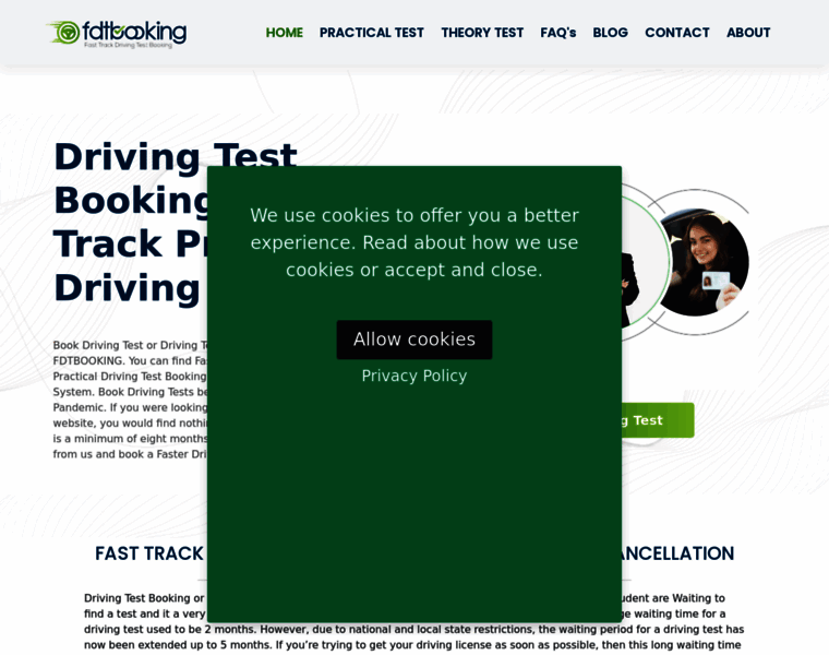 Fastdrivingtestbooking.co.uk thumbnail