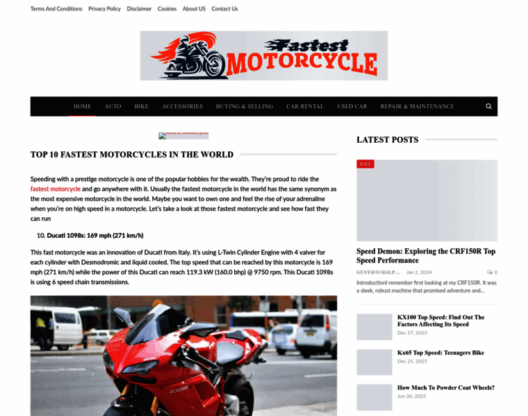 Fastestmotorcycle.org thumbnail
