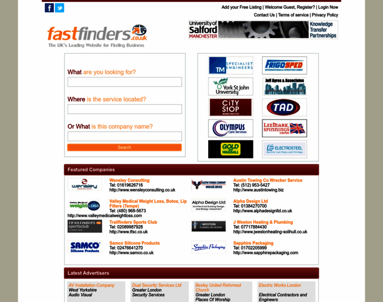 Fastfinders.co.uk thumbnail