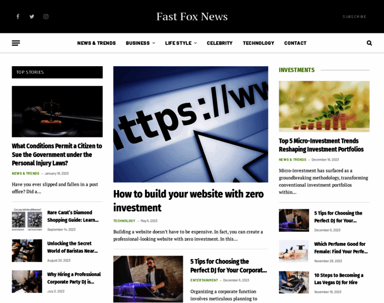 Fastfoxnews.com thumbnail