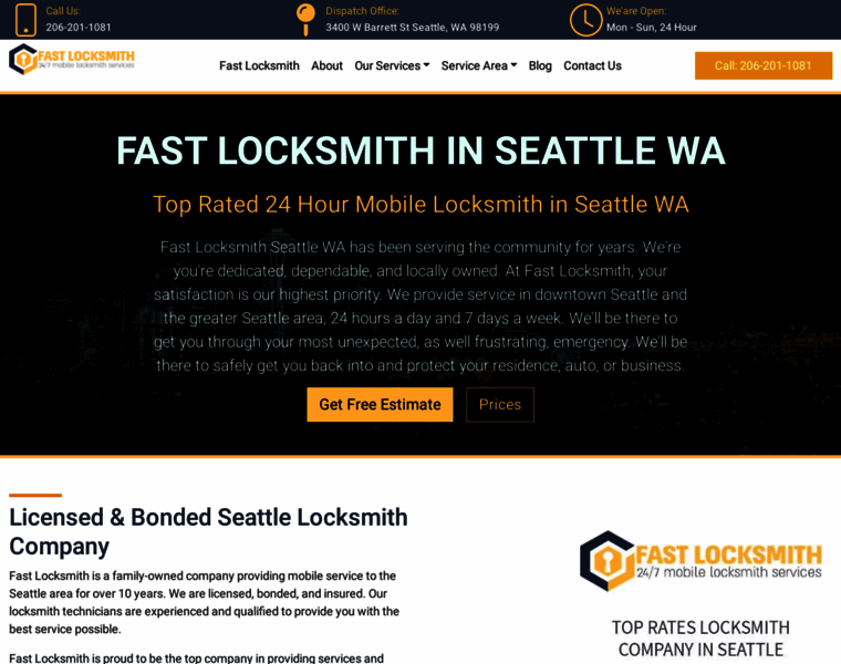Fastlocksmithseattle.com thumbnail