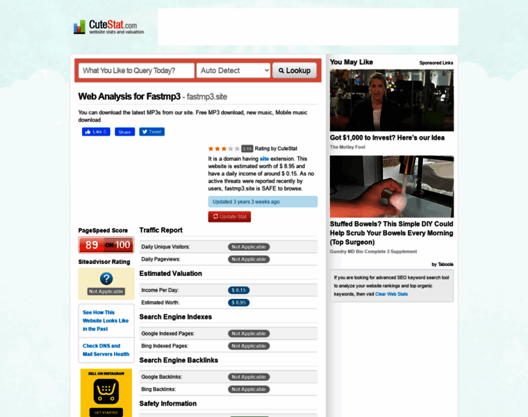 Fastmp3.site.cutestat.com thumbnail