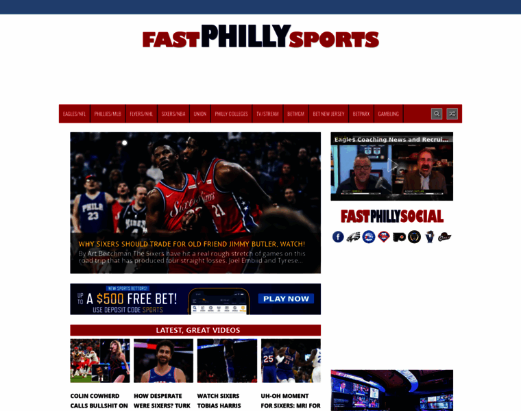 Fastphillysports.com thumbnail