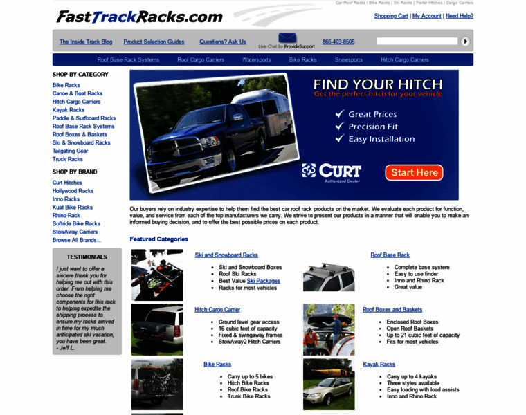 Fasttrackracks.com thumbnail