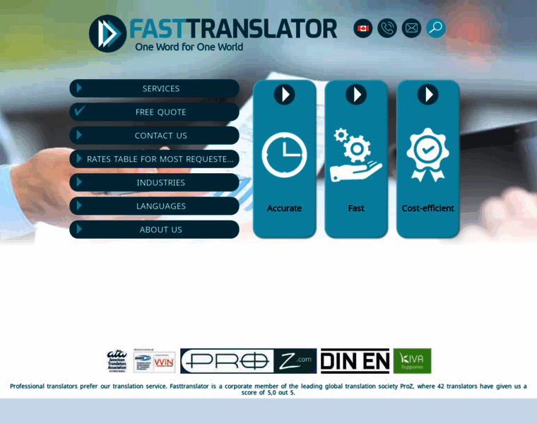 Fasttranslator.ca thumbnail