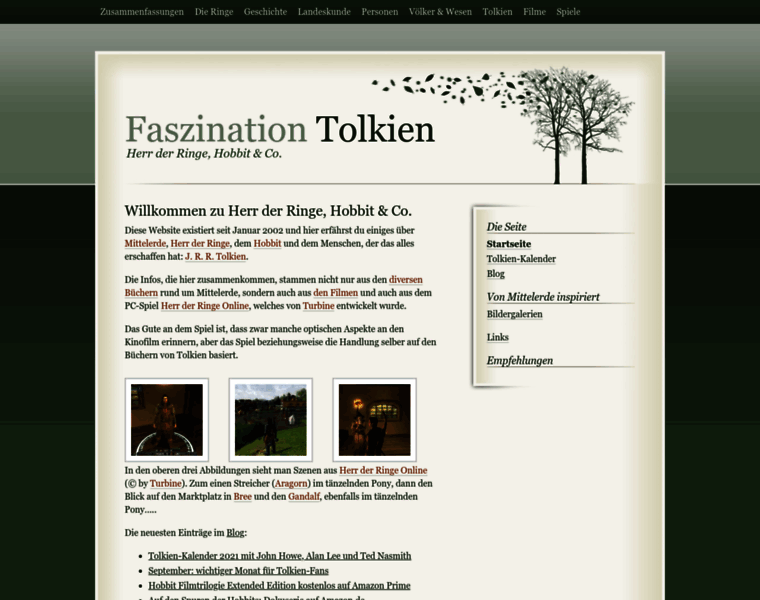 Faszination-tolkien.de thumbnail