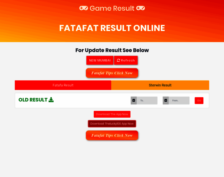 Fatafatresult.in thumbnail