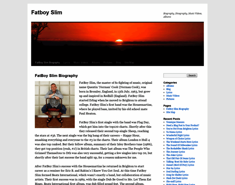 Fatboy-slim.org thumbnail