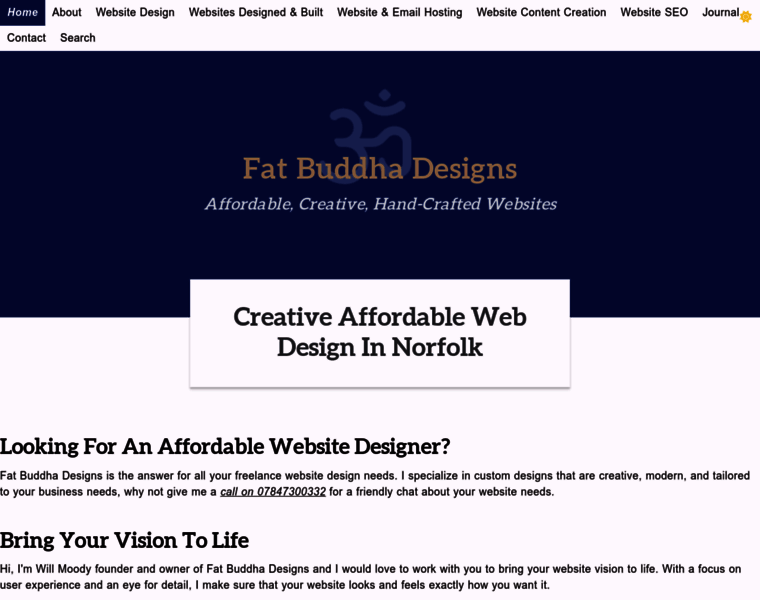 Fatbuddhadesigns.co.uk thumbnail