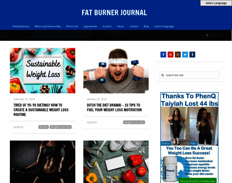 Fatburnerjournal.com thumbnail