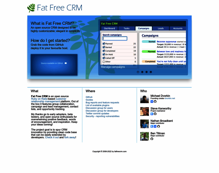 Fatfreecrm.com thumbnail