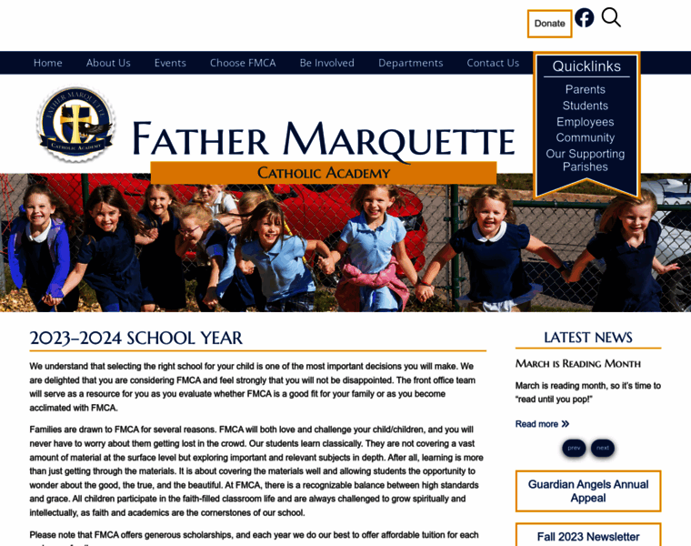 Fathermarquette.org thumbnail