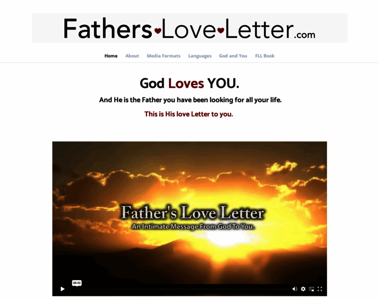 Fathersloveletter.com thumbnail