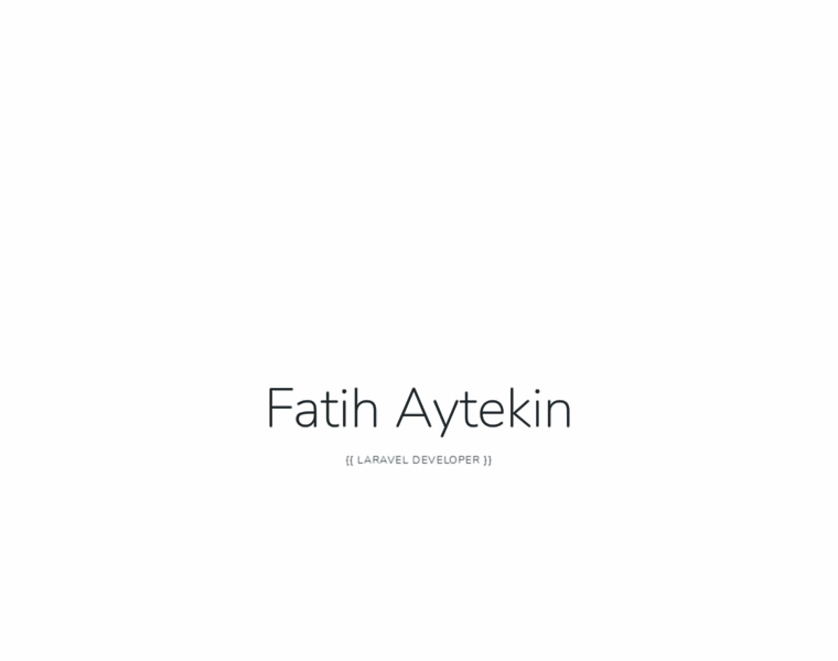 Fatihaytekin.com thumbnail