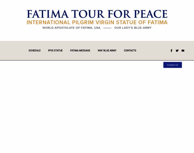 Fatimatourforpeace.com thumbnail