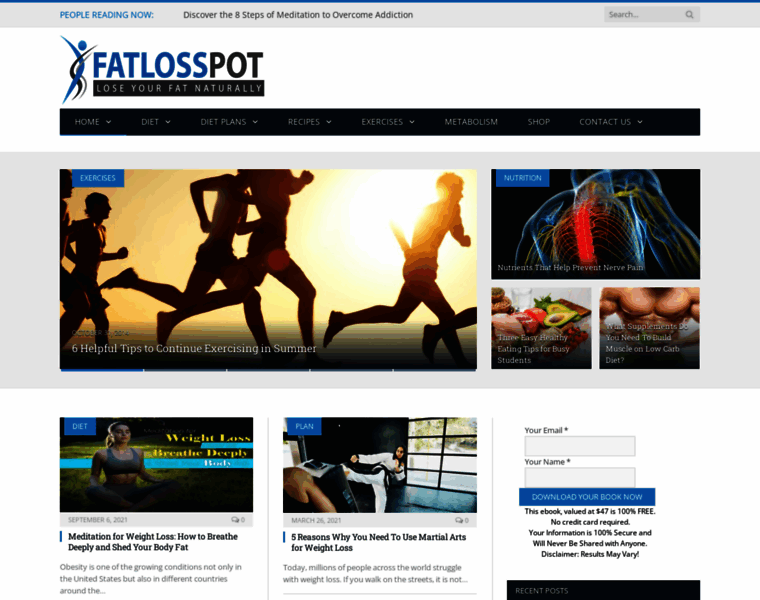 Fatlosspot.com thumbnail