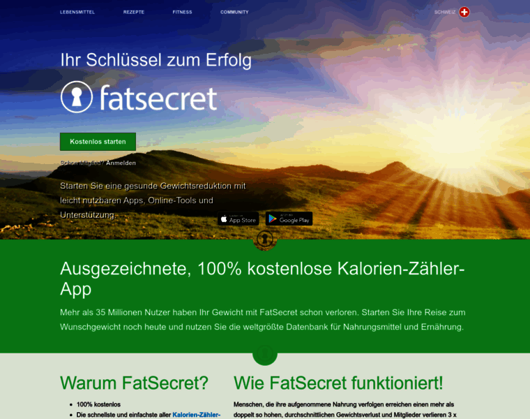 Fatsecret.ch thumbnail