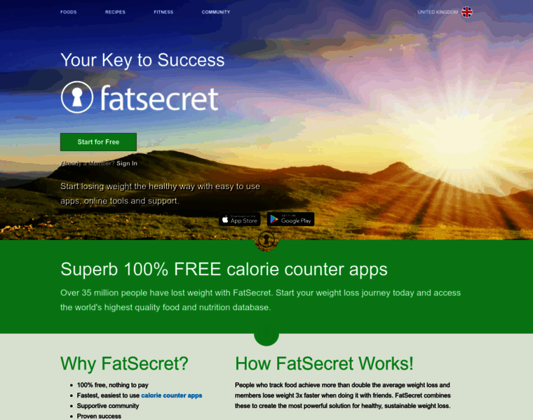 Fatsecret.co.uk thumbnail