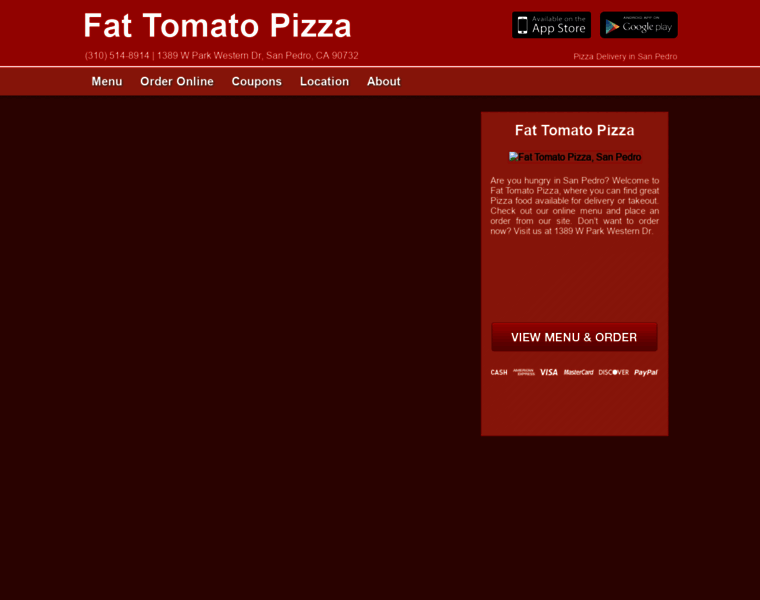 Fattomatopizzasp.com thumbnail
