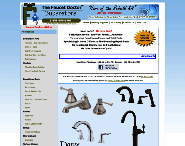 Faucetdoctorsuperstore.com thumbnail